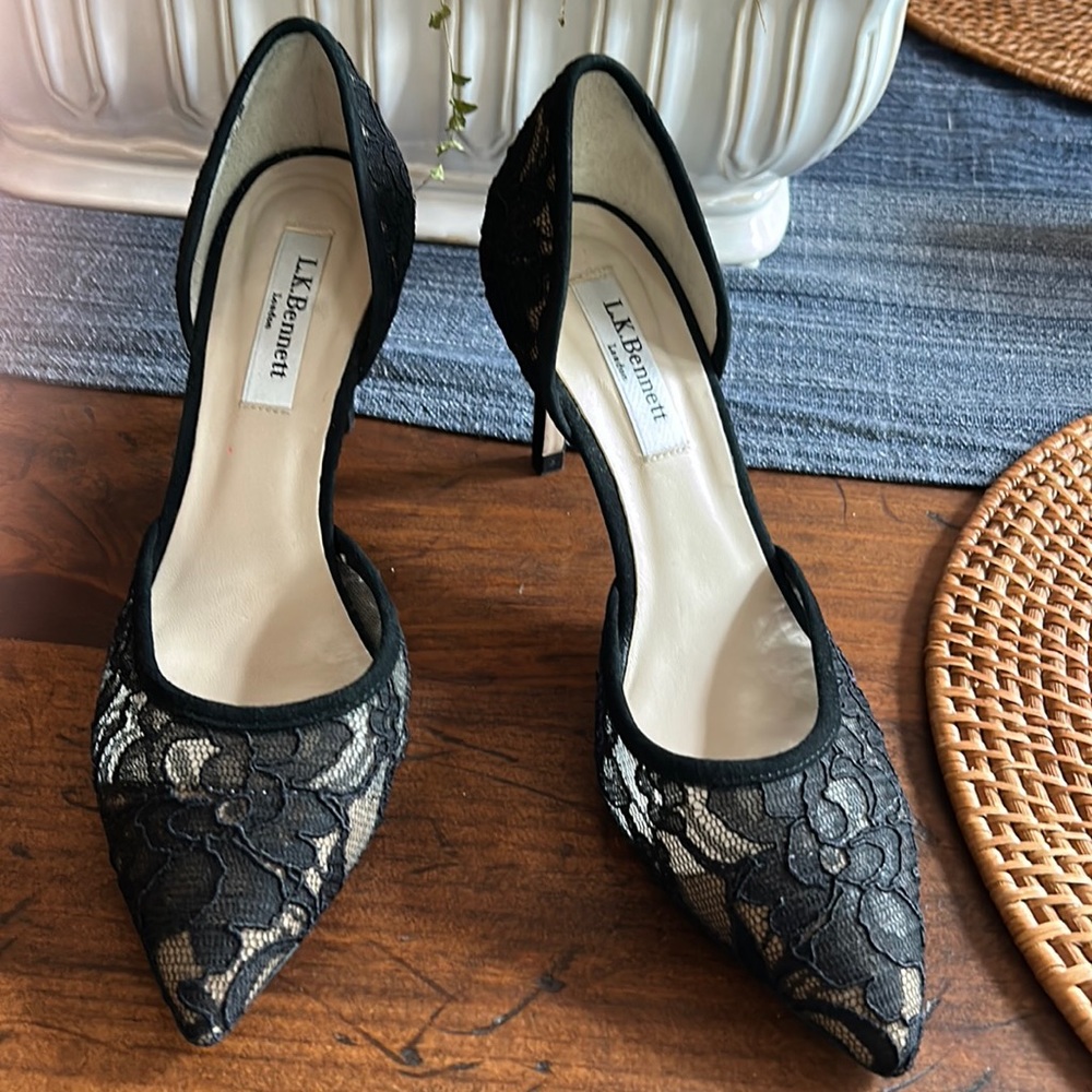 LK Bennett Lace Pumps